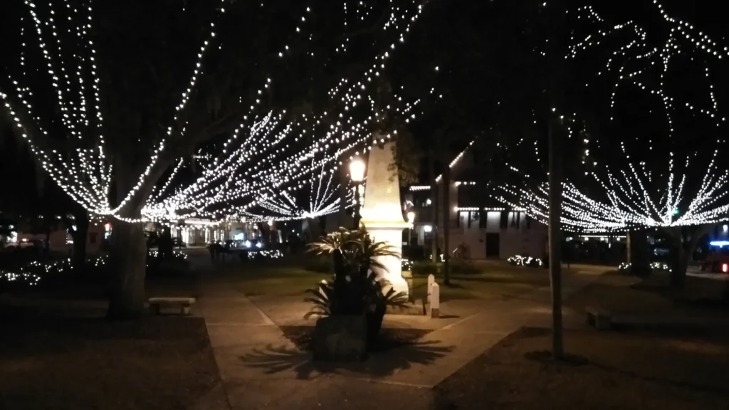 St. Augustine Nights of Lights at the Plaza