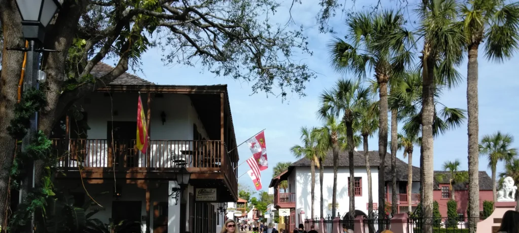 Shopping on St. George Street in St. Augustine